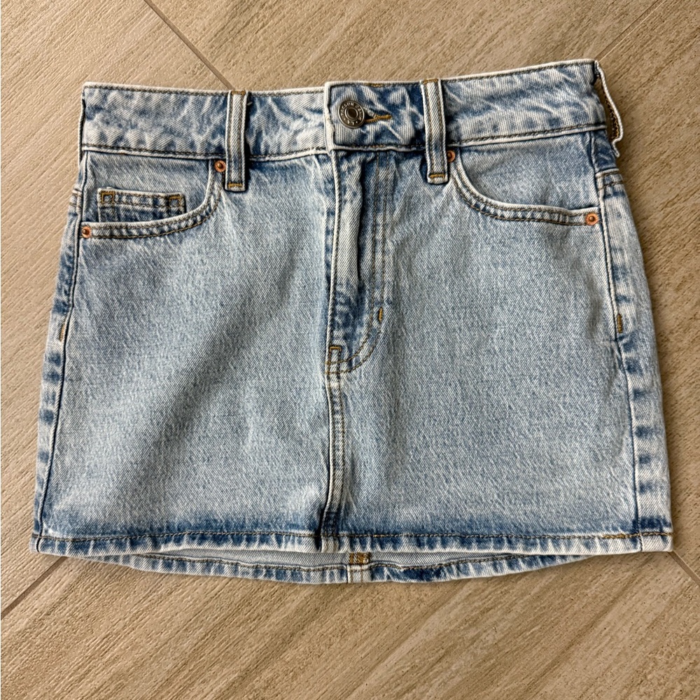 Denim Mini Skirt